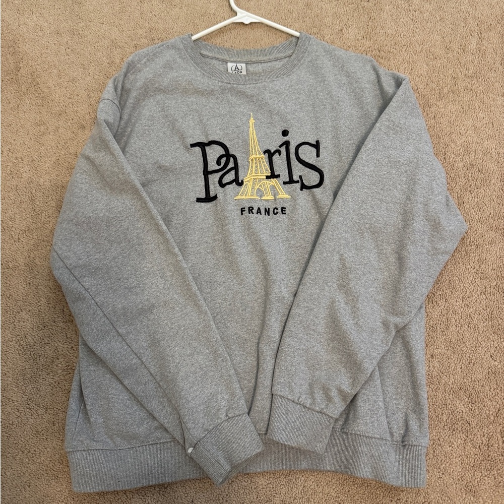 paris crew neck sweatshirt